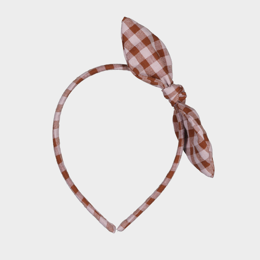 DIADEMA W26 LAZO CUADRO VICHY