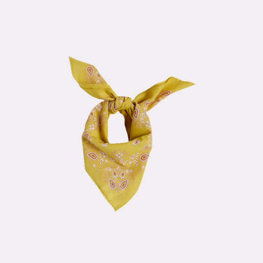 PAÑUELO BANDANA AMARILLO