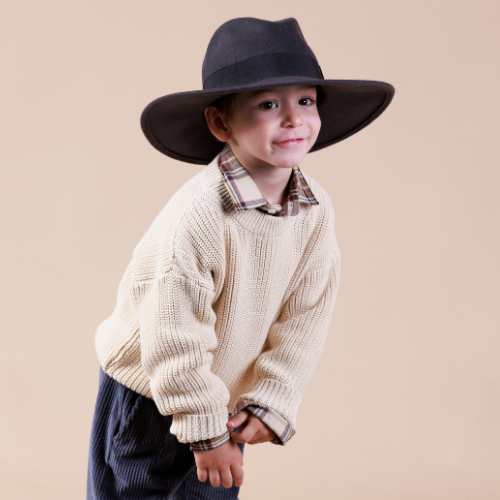 CAMISA CAMILO CUADROS CARAMELO W26