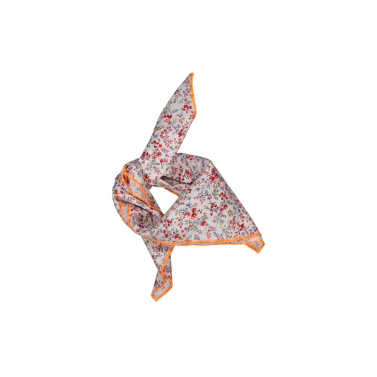 PAÑUELO FLORES ROJO S26