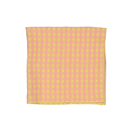 PAÑUELO VICHY AMARILLO S26