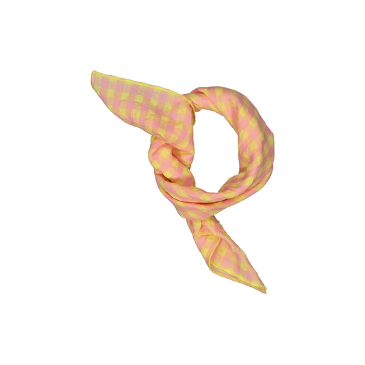 PAÑUELO VICHY AMARILLO S26