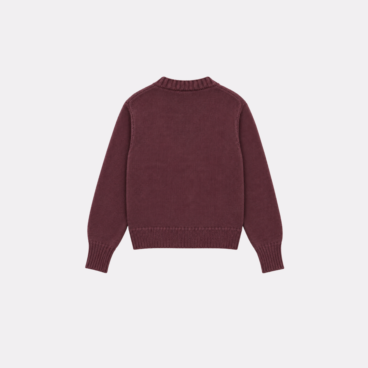 CARDIGAN BASICO PICO COSMO LILA