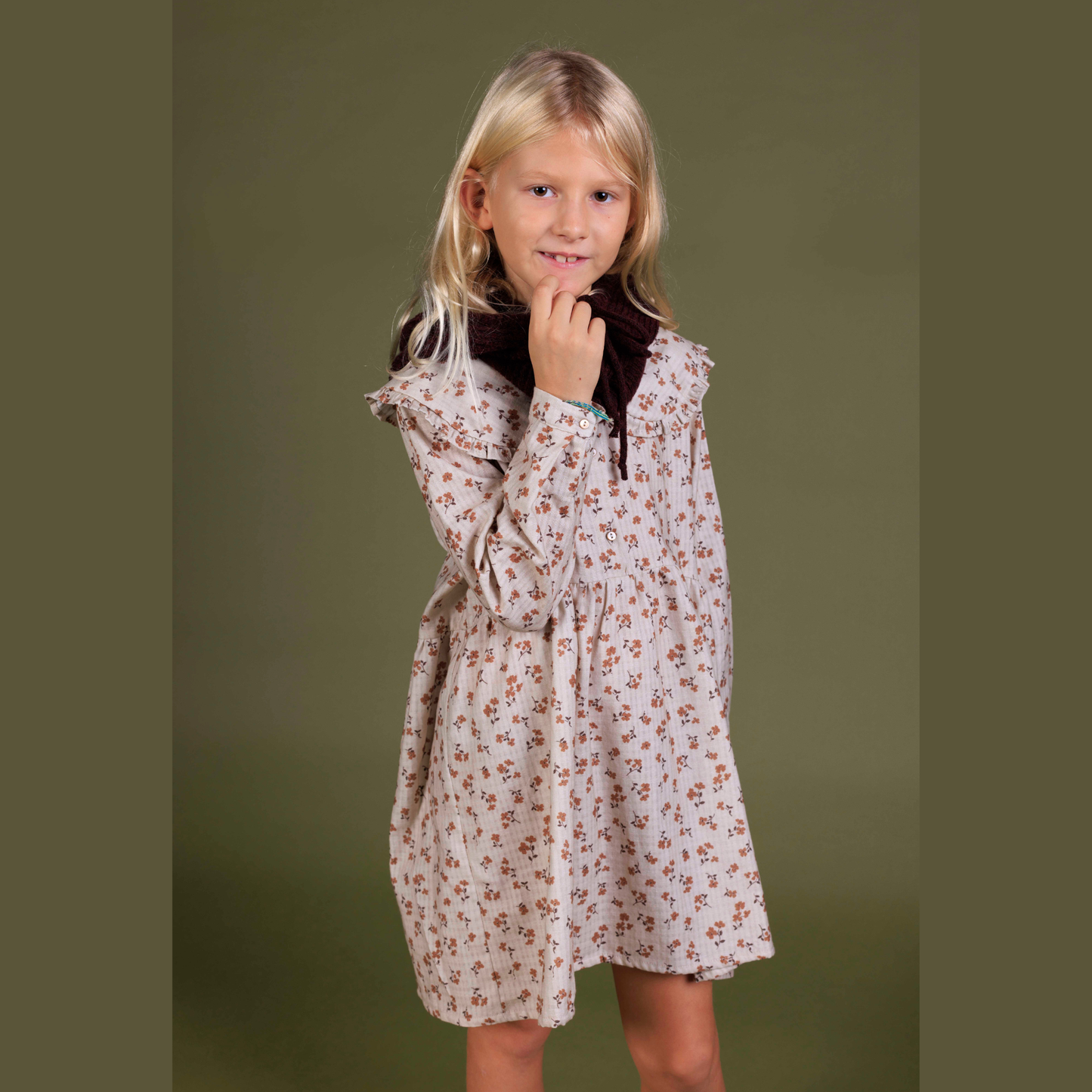 VESTIDO VENUS FLORES CRUDO