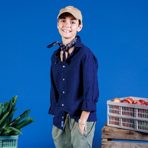 CAMISA CAMILO INDIGO S26