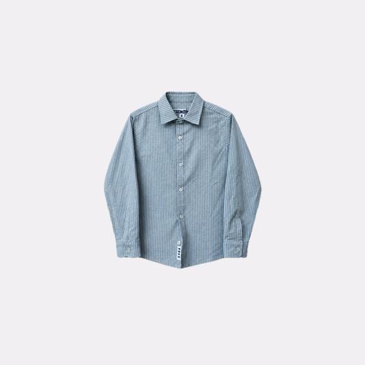 CAMISA CAMILO RAYAS CELESTE