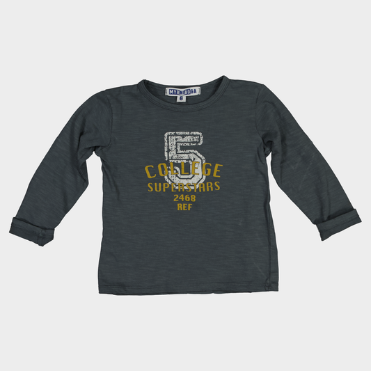 CAMISETA TITO COLLEGE GRIS W26