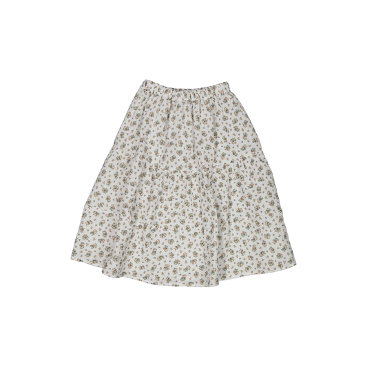 FALDA FABIOLA FLORES GRIS S26
