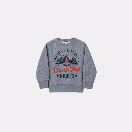 SUDADERA "CAMPFIRE" GRIS