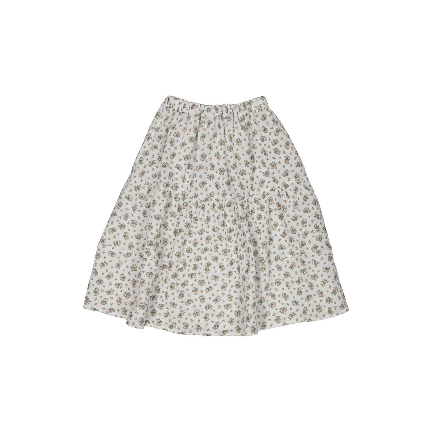 FALDA FABIOLA FLORES GRIS S26
