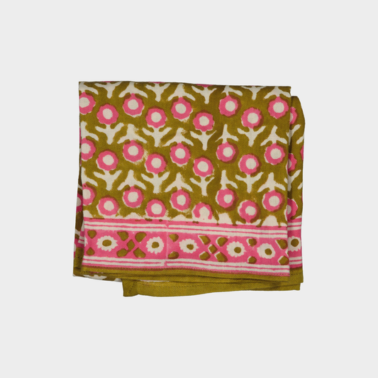 PAÑUELO FLOR RETRO ROSA W26