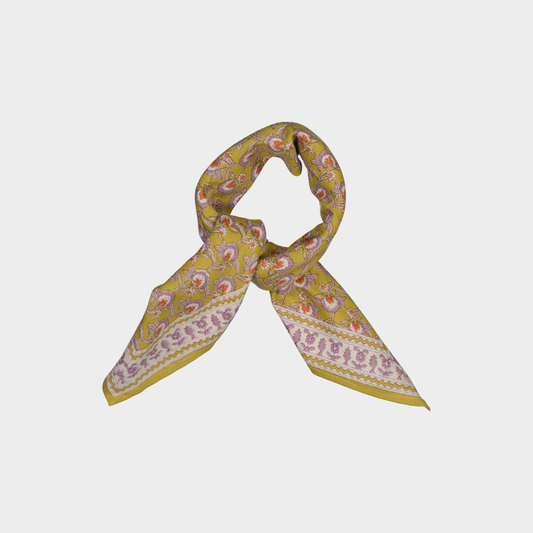 PAÑUELO BOHO MOSTAZA W26