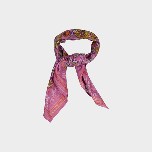 PAÑUELO BOHO ROSA W26