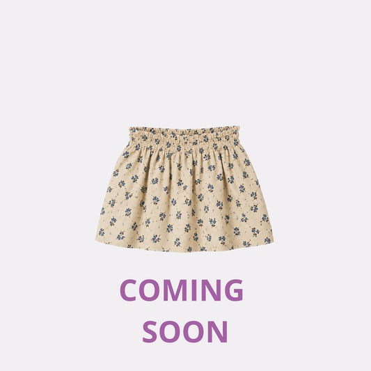 FALDA FIONA FLORES BEIGE
