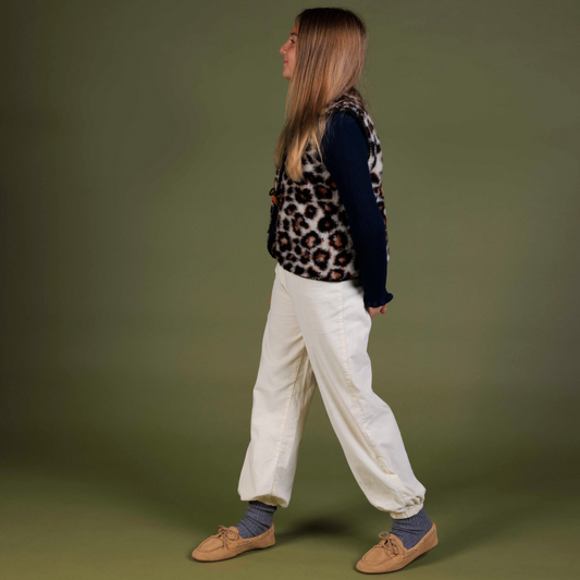 CHALECO BORREGO LEOPARDO CHELSEA