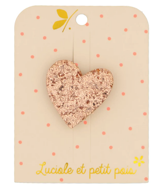 BROCHE CORAZON ROSA