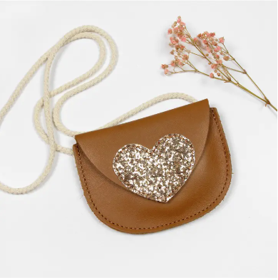 BOLSO CORAZON CARAMELO S25