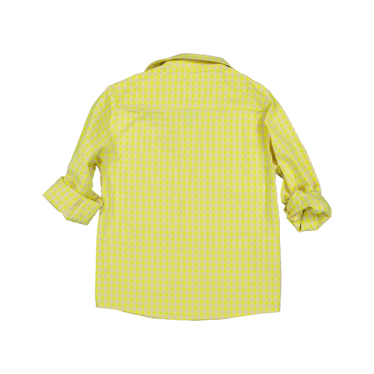 CHEMISE CAMILO VICHY JAUNE
