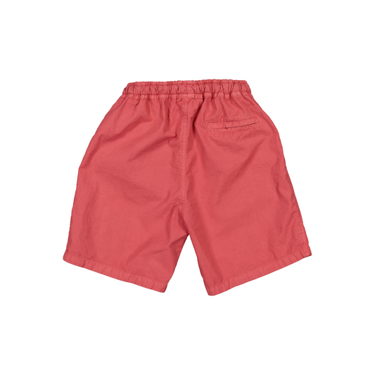 BERMUDA À RAYURES ROUGES SEBAS