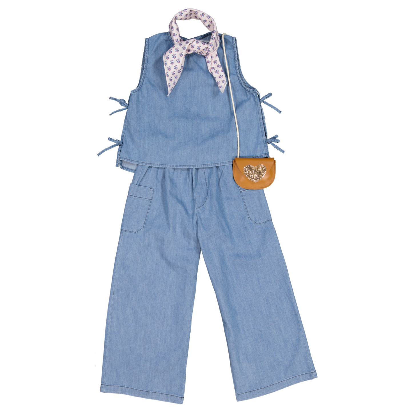 PANTALÓN PEPA TEJANO AZUL SS25