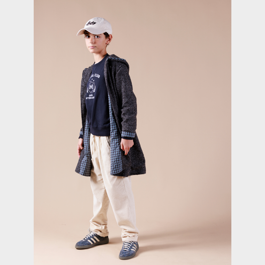 ABRIGO LUCY CAPUCHA GRIS W26