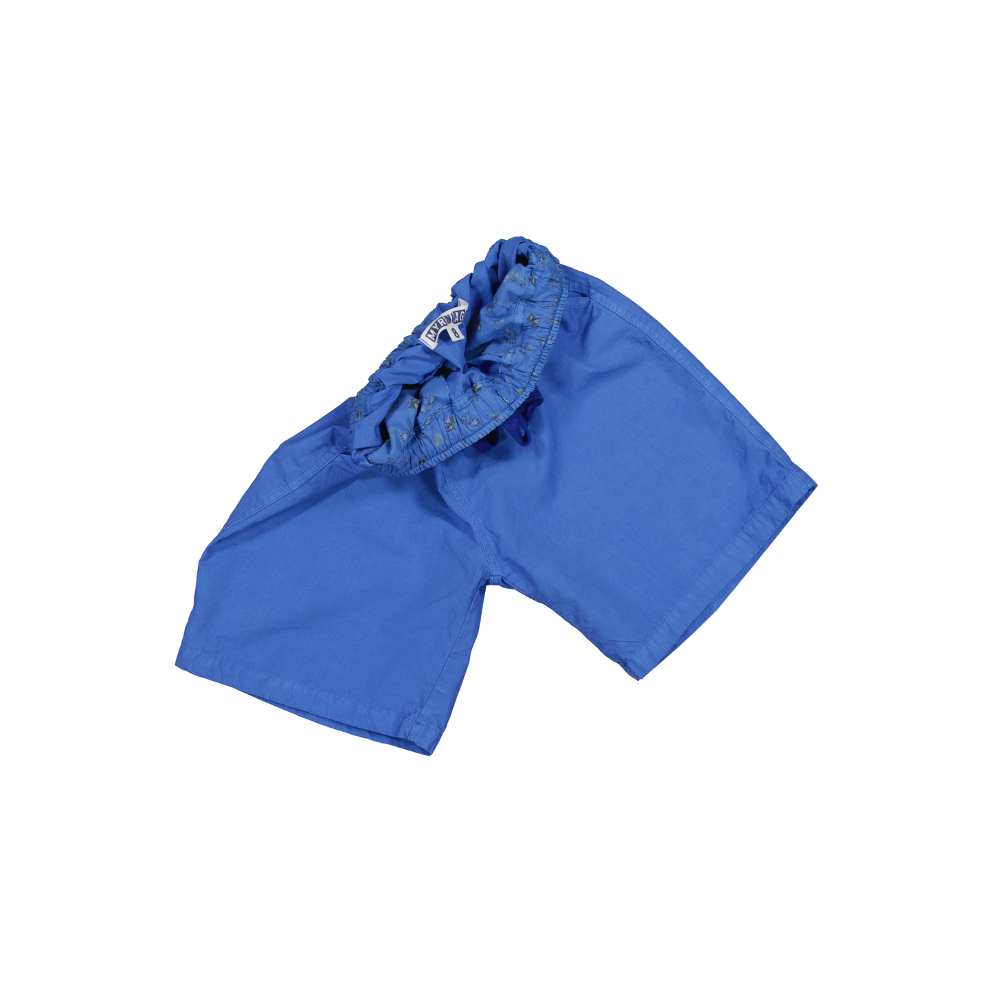 BERMUDA À RAYURES BLEU ROYAL SEBAS