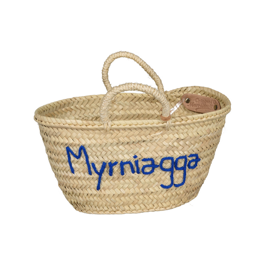 SAC PANIER BLEU ROYAL