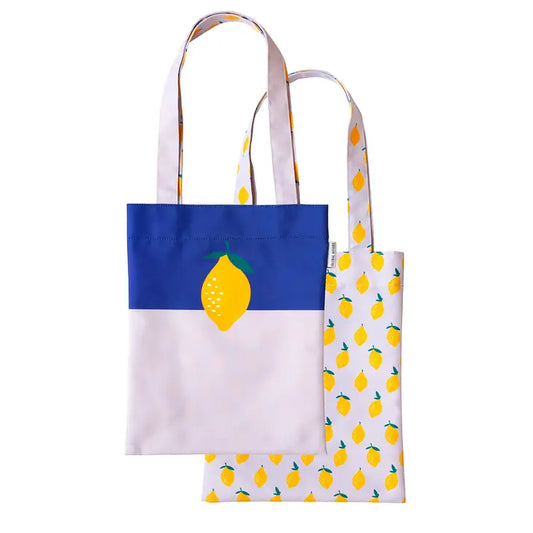 SAC CABAS LILAS CITRON