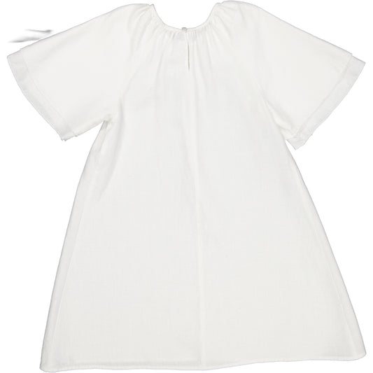 Robe violette blanche