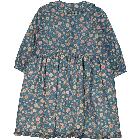 ROBE VILMA FLEURS BLEUES