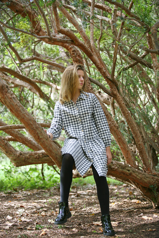 VICKY ROBE CHEMISE VICHY