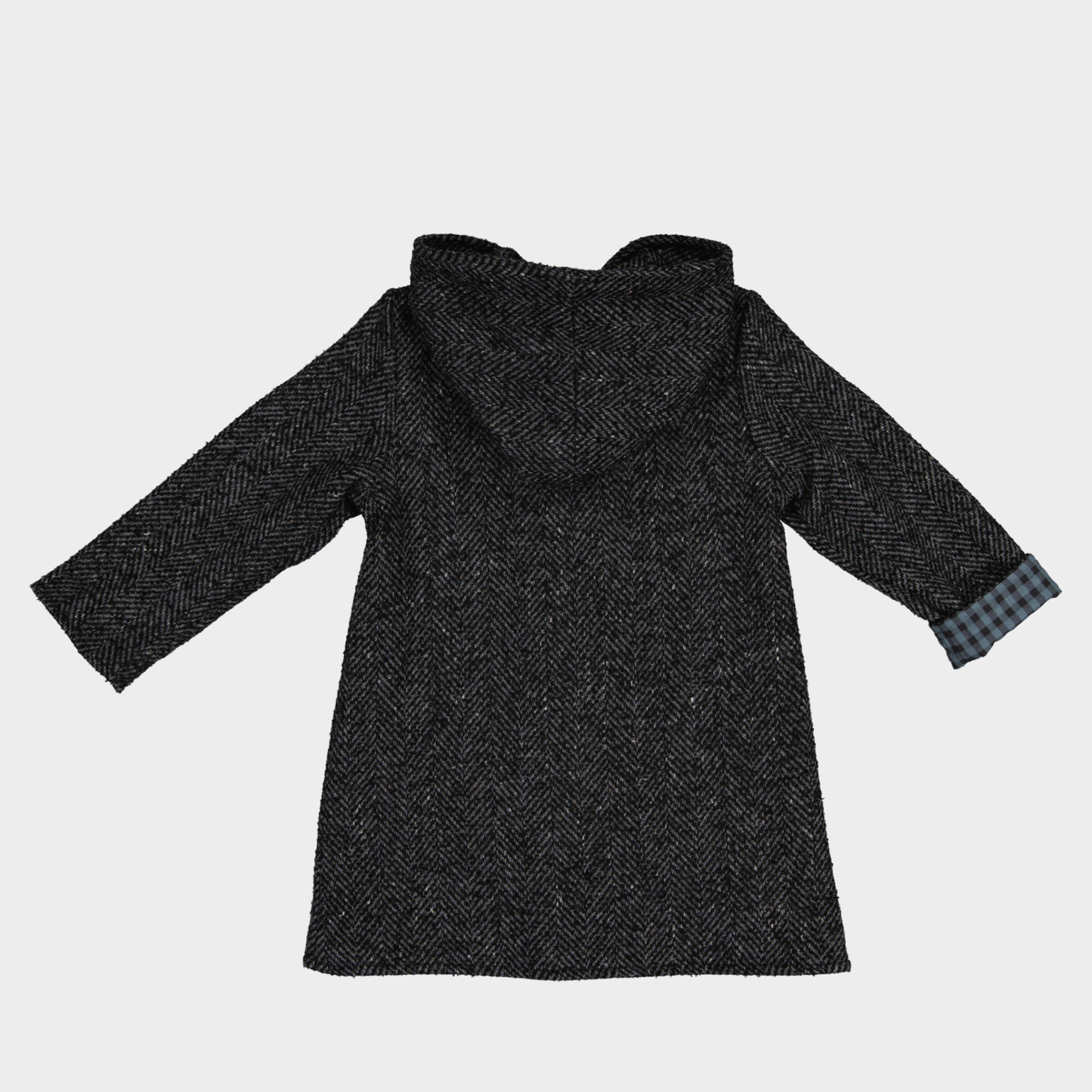 ABRIGO LUCY CAPUCHA GRIS W26