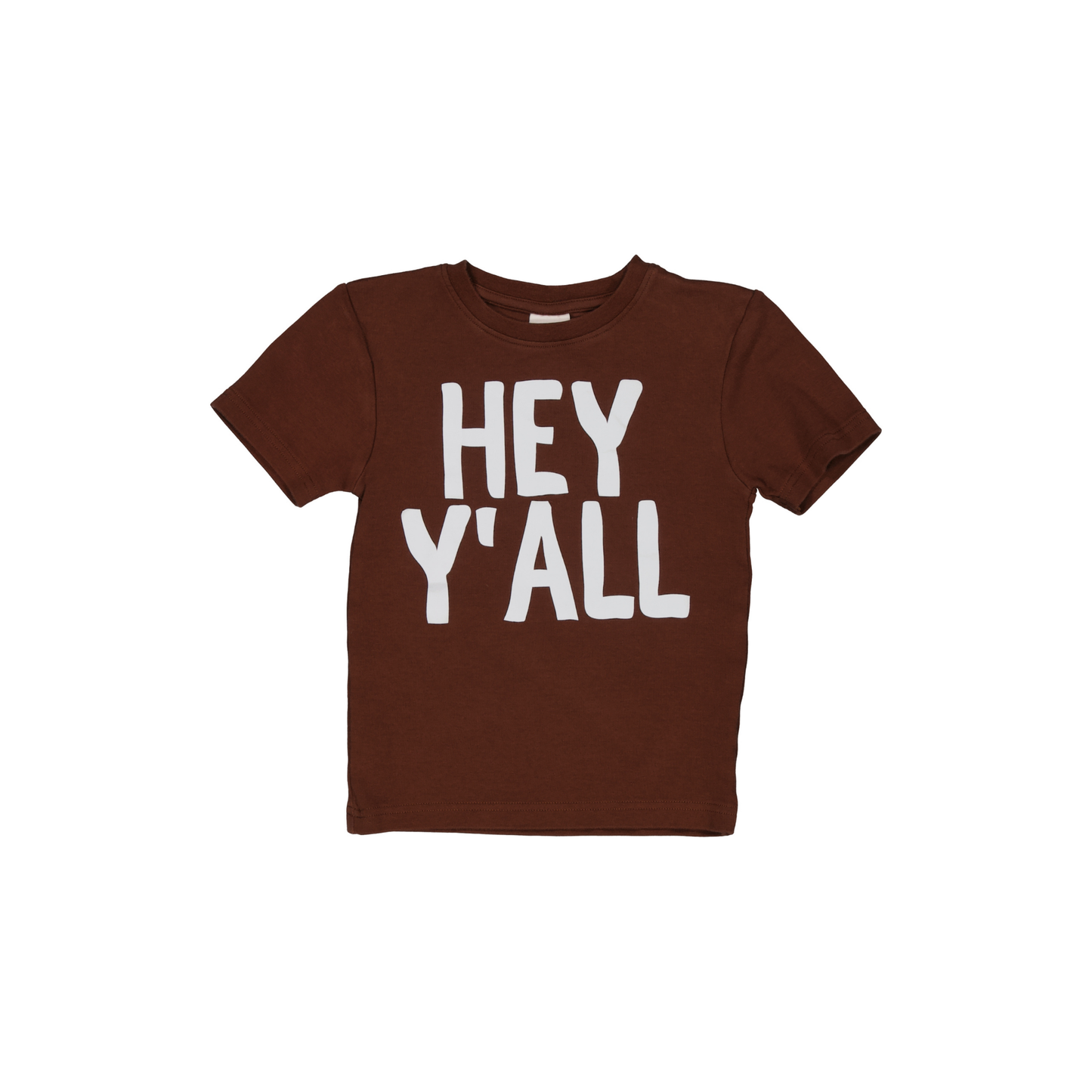 CAMISETA TON HEY MARRÓN S26