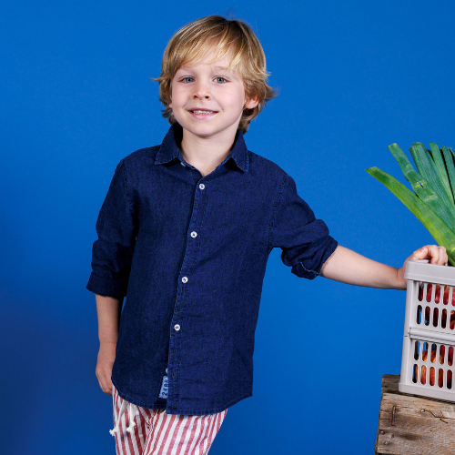 CAMISA CAMILO INDIGO S26