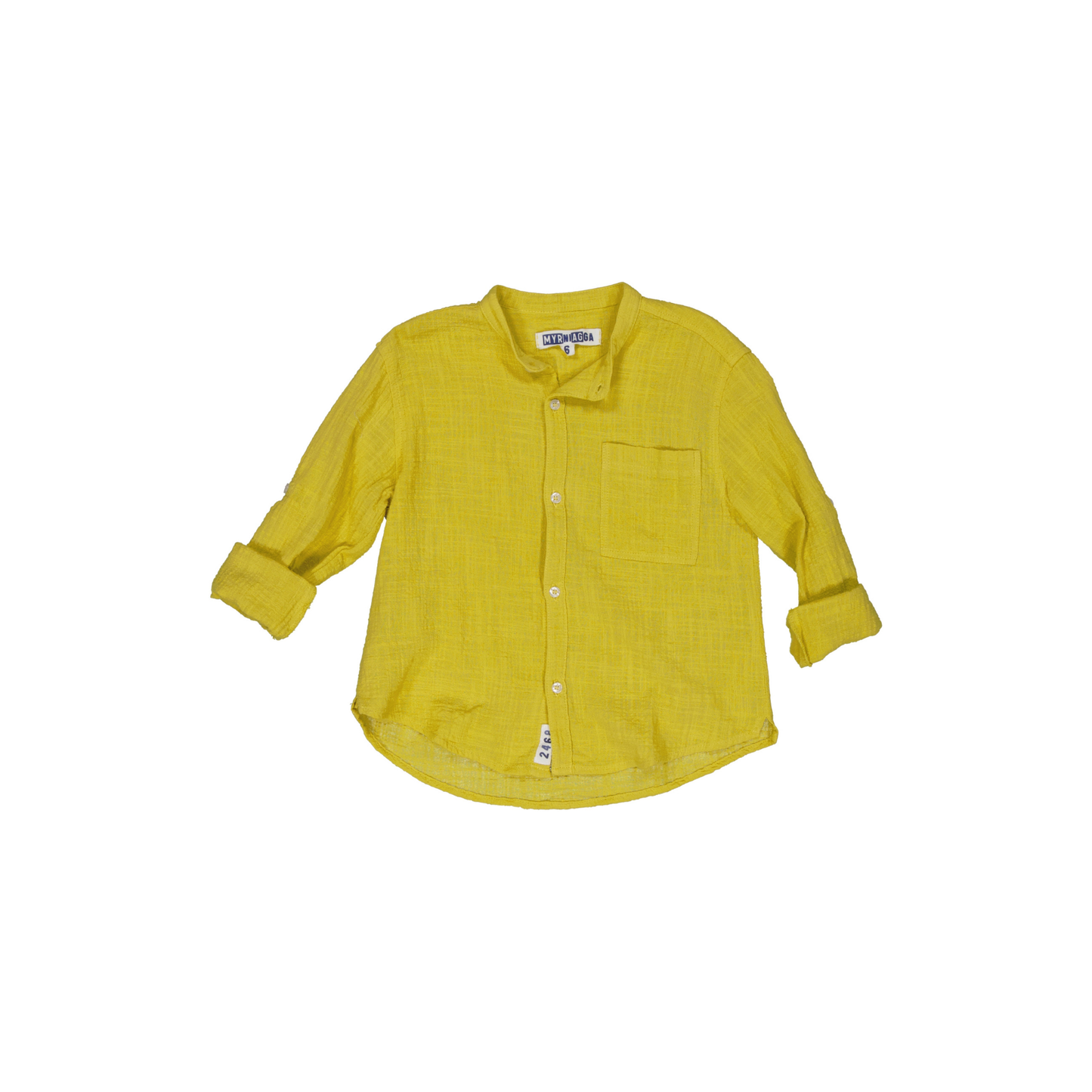 CAMISA CLAUDIO GARZA AMARILLA S26