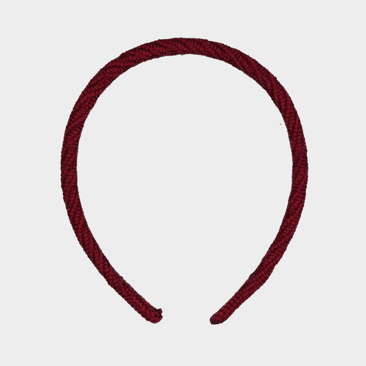 DIADEMA W26 LANA GRANATE