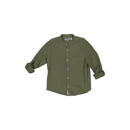 CAMISA CLAUDIO GARZA KAKI S26