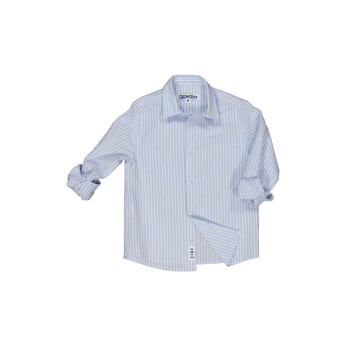 CAMISA CAMILO RAYAS CELESTE S26