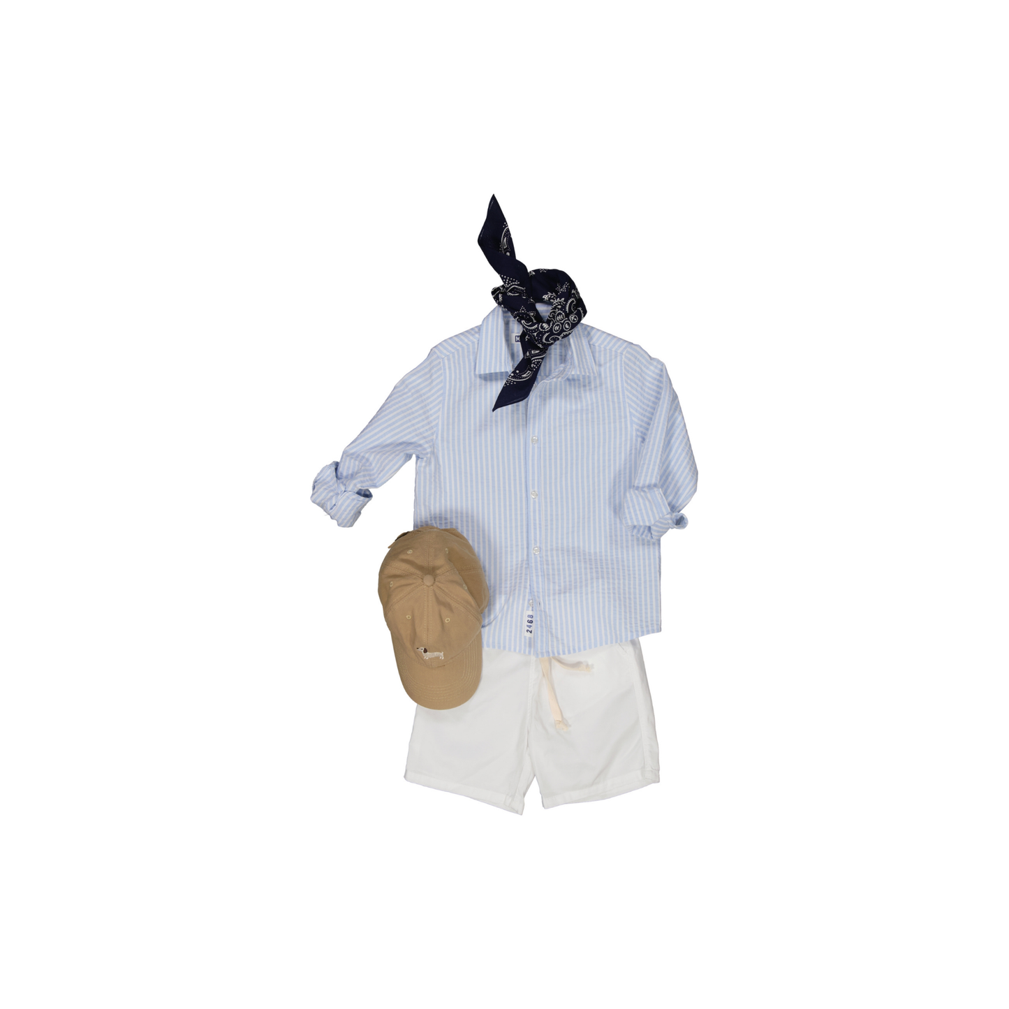CAMISA CAMILO RAYAS CELESTE S26
