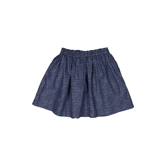 FALDA FIONA PRINT NAVY S26