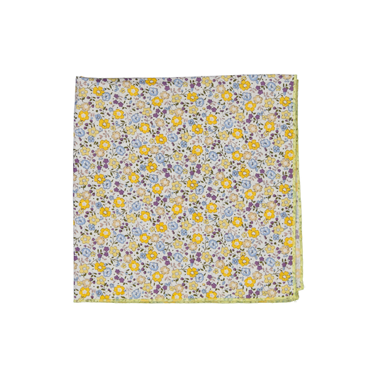 PAÑUELO FLORES AMARILLO S26