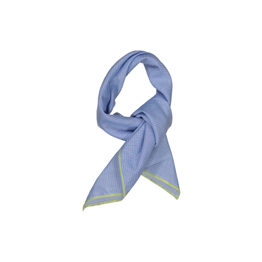 PAÑUELO RAYITA CELESTE S26