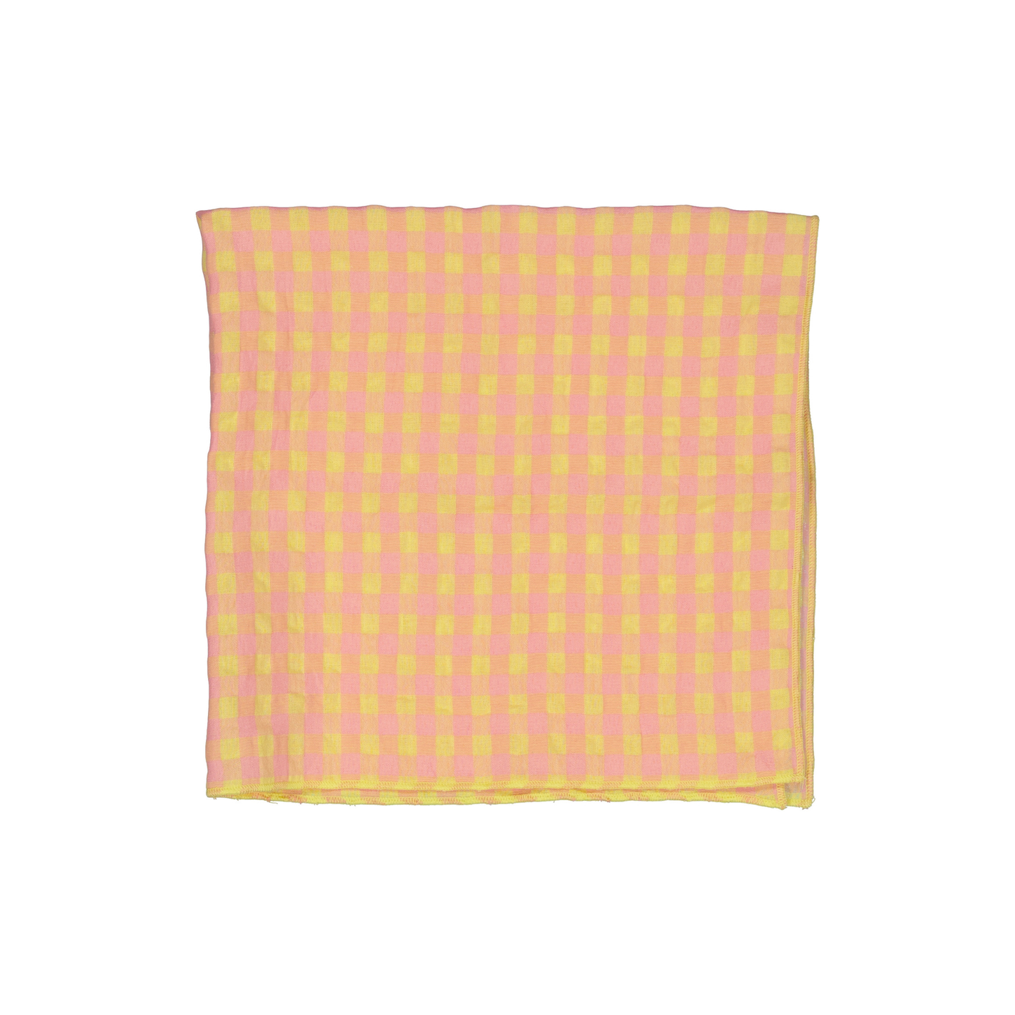 PAÑUELO VICHY AMARILLO S26
