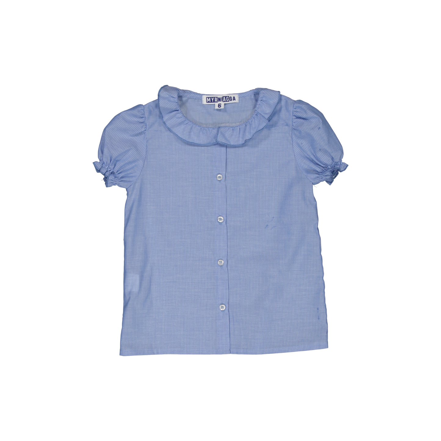 BLUSA BELÉN RAYAS CELESTE S26
