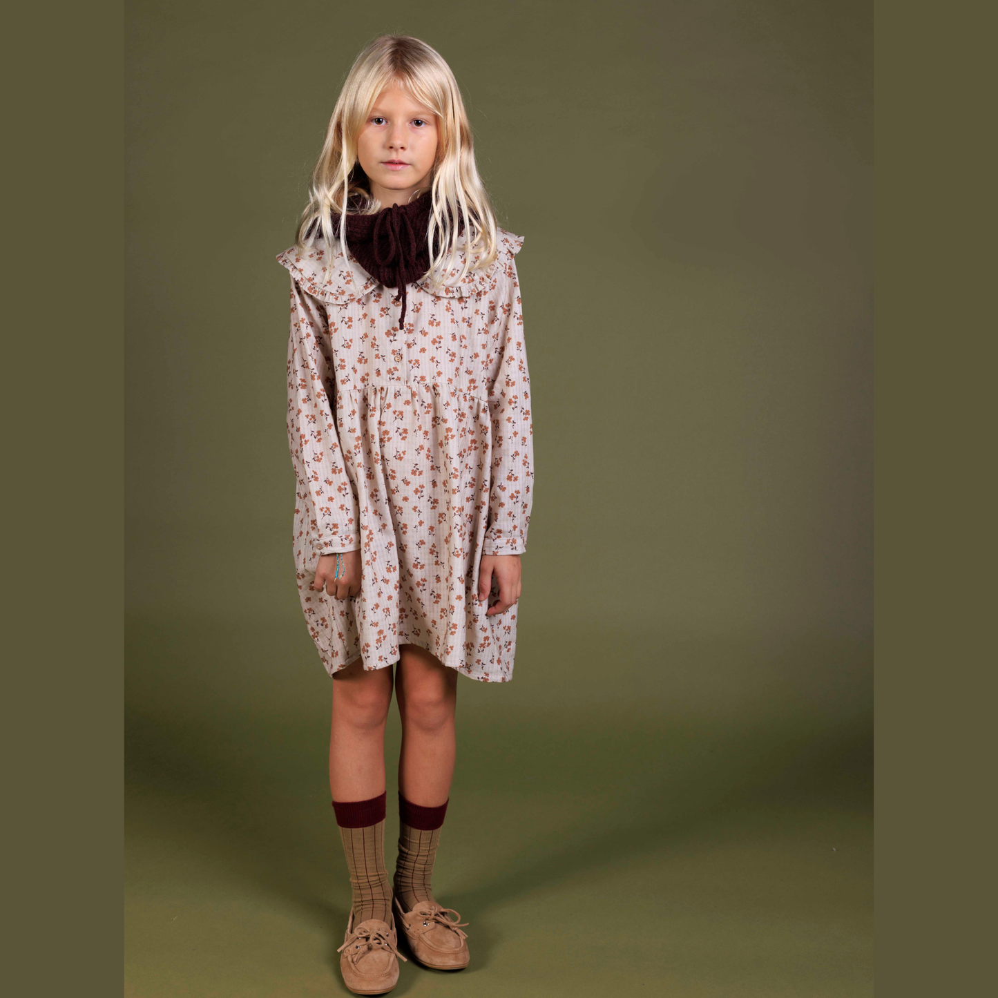 VESTIDO VENUS FLORES CRUDO