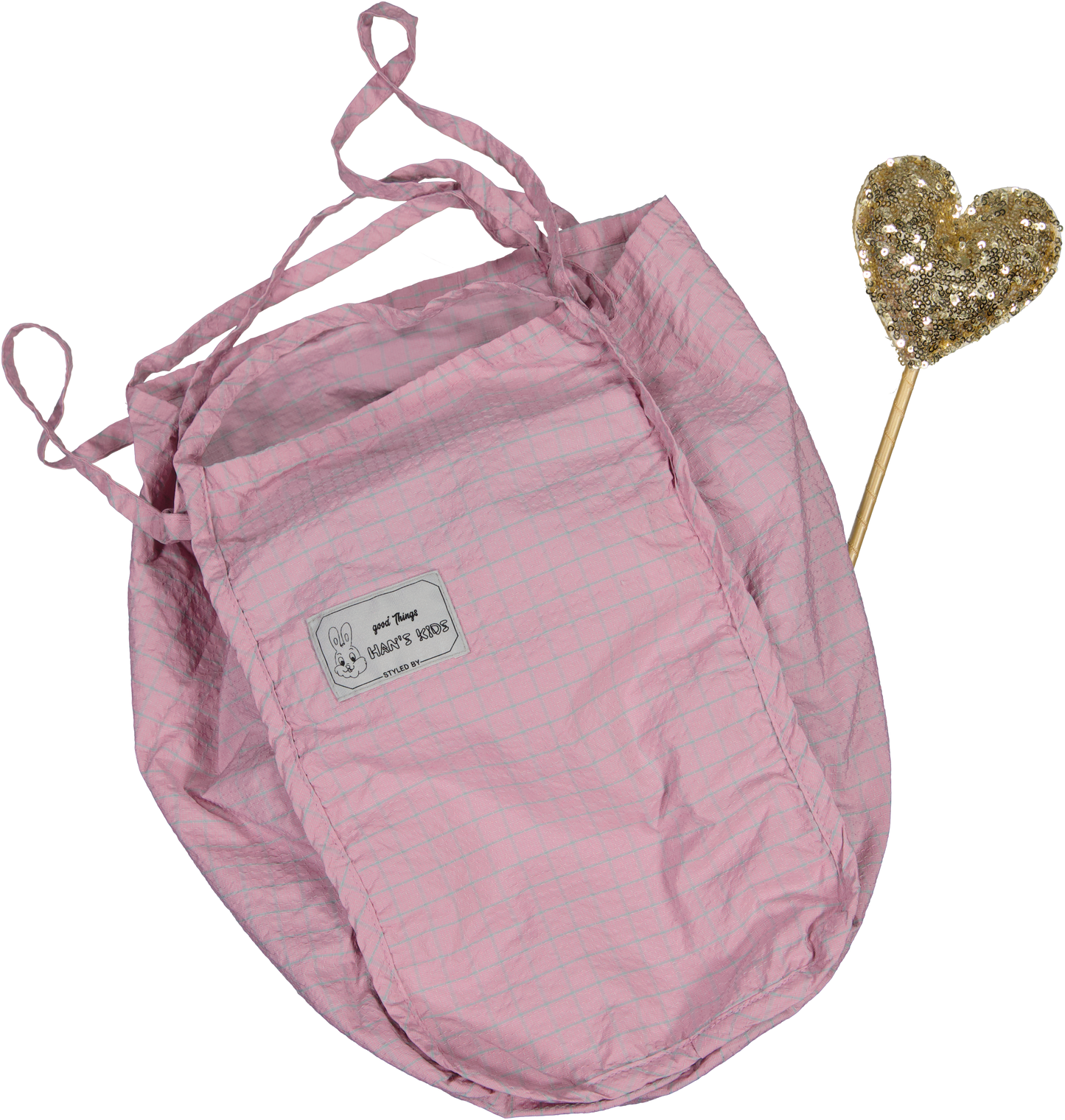 BOLSO CUADRITOS ROSA W26