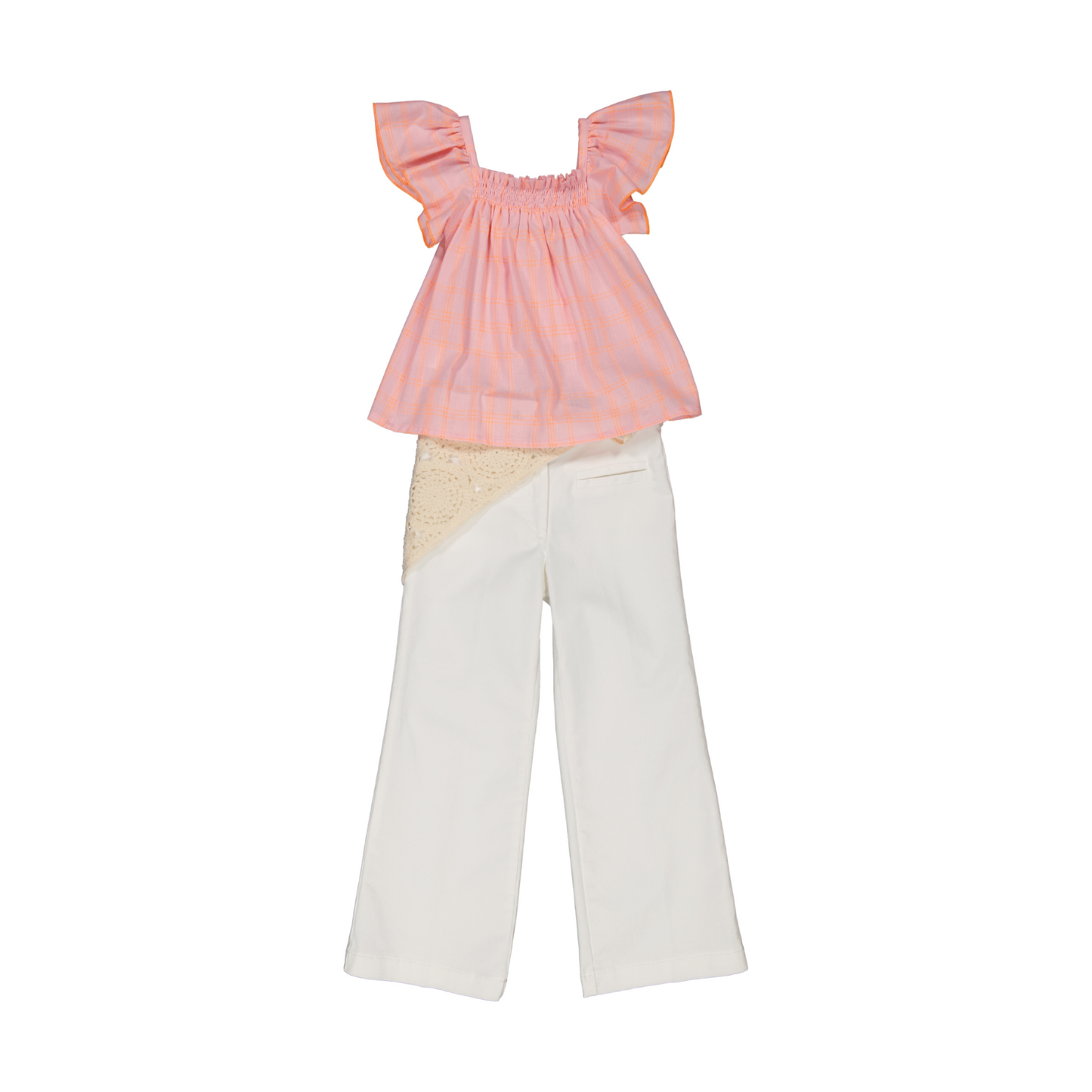 BLUSA BERNI CUADRO ROSA S26