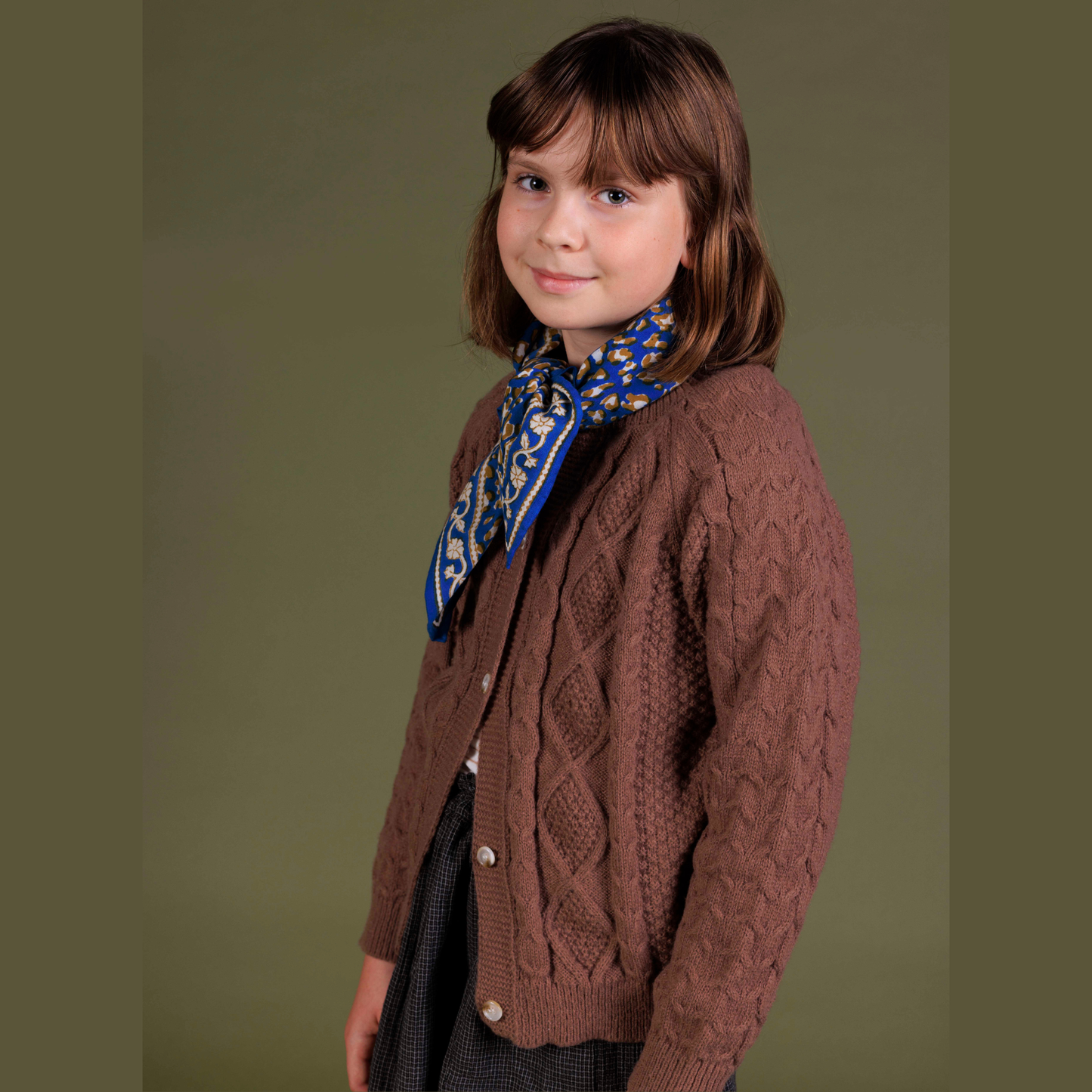 CARDIGAN TRENZAS CARMI CAMEL