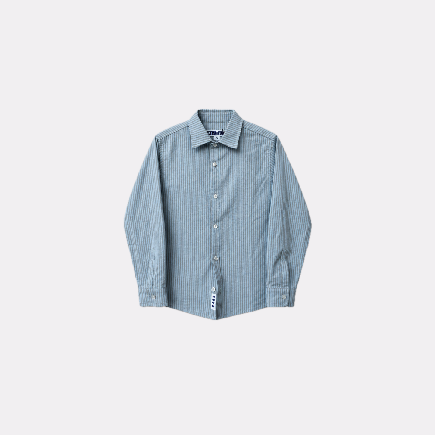 CAMISA CAMILO RAYAS CELESTE