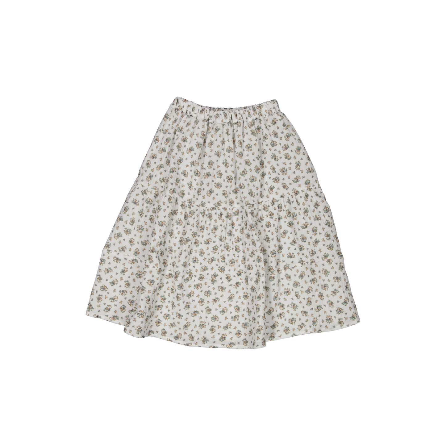 FALDA FABIOLA FLORES GRIS S26